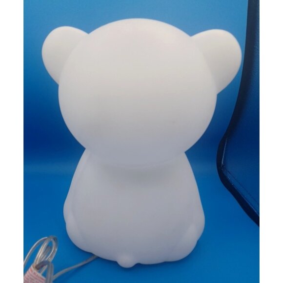 Glowing 14" Led Blow Molded Nightlight Lamp White Polar Teddy Bear Vtg Target - Picture 4 of 7